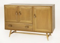 Lot 605 - An Ercol elm sideboard