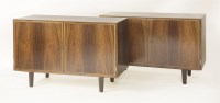 Lot 701 - A pair of Danish rosewood sideboards