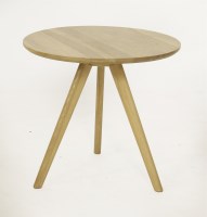 Lot 601 - A contemporary oak tripod table