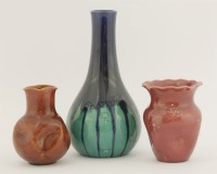 Lot 44 - Three Burmantofts Pottery vases
