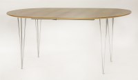 Lot 633 - A 'Super Ellipse' dining table