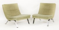 Lot 635 - A pair of contemporary side chairs