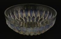 Lot 125 - A Lalique opalescent glass bowl