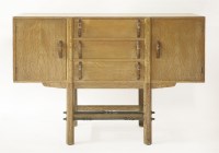 Lot 399 - An oak sideboard