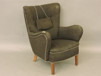 Lot 338 - A Danish 1940s armchair