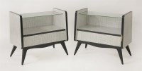 Lot 429 - A pair of 1950s bedside cabinets