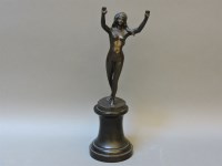 Lot 101 - A bronze nude