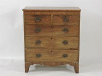 Lot 330 - A mahogany chest of drawers