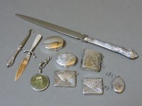 Lot 51 - Small silver items