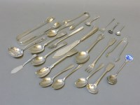 Lot 77 - Small silver cutlery