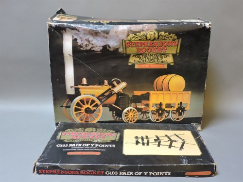 Lot 233 - A Hornby live steam model of Stephenson's Rocket