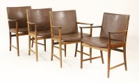 Lot 509 - A set of four Danish rosewood dining chairs