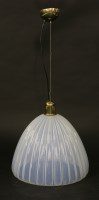 Lot 542 - A Murano opaline glass ceiling light