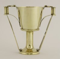 Lot 180 - A silver gilt replica of 'Nestor's Cup'