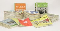 Lot 487 - A collection of 'Studio' magazines