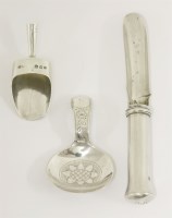 Lot 224 - An 18th century silver apple corer