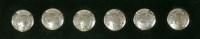 Lot 209 - A matching set of six Edwardian silver buttons