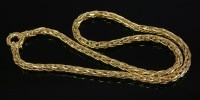 Lot 524 - An Italian gold palmier chain