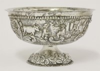 Lot 4 - A 19th century Continental silver bowl