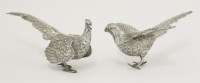 Lot 133 - A pair of silver pheasants