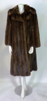 Lot 337 - A mid-length sable fur coat