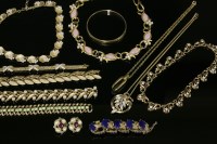 Lot 39 - A collection of costume jewellery by Trifari