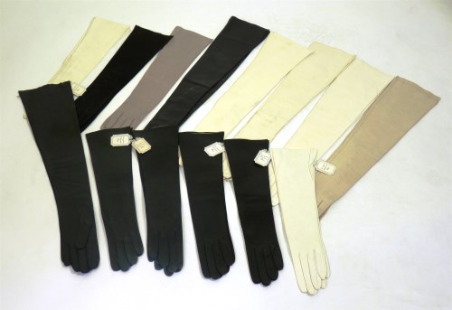 Lot 298 - Six pairs of Christian Dior kid leather gloves