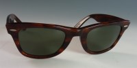 Lot 59 - A pair of Rayban vintage 'Wayfarer' sunglasses