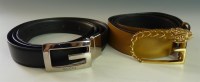 Lot 144 - A Gucci tan belt
