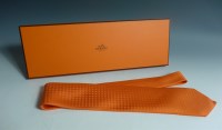 Lot 141 - An Hermès silk tie