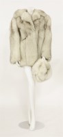 Lot 318 - A Charles Fenton silver fox fur jacket