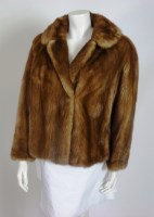 Lot 311 - A caramel-coloured mink fur jacket