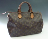 Lot 414 - A Louis Vuitton 'Speedy 30' monogram canvas handbag