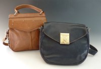 Lot 465 - An Yves Saint Laurent vintage tan leather handbag