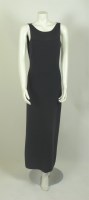 Lot 212 - A Sarah Pacini grey merino wool sleeveless dress