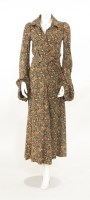 Lot 252 - An original Biba 1960s brown dress