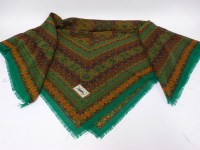 Lot 127 - An Yves Saint Laurent wool paisley shawl