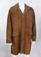 Lot 306 - A Ralph Lauren gentlemen's brown suede coat
