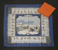 Lot 116 - An Hermès silk scarf