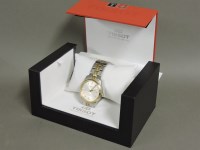 Lot 92 - A gentleman's bi colour Tissot PR100 automatic bracelet watch