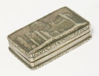 Lot 252 - A Victorian silver 'York Minster' castle-top vinaigrette