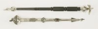 Lot 6 - Two silver Torah pointers