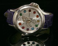 Lot 627 - A ladies' stainless steel Fendi 'Crazy Carats' quartz strap watch