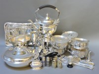 Lot 197 - A quantity of silver plate