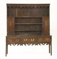 Lot 415A - A George III oak dresser