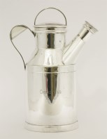 Lot 48 - An American novelty 'Milk Can' cocktail shaker