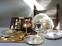 Lot 263A - A collection of mixed silver plate