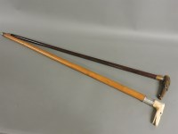 Lot 311 - Two walking sticks