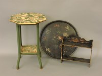 Lot 506 - A hand painted occasional table