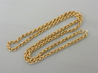 Lot 16 - A twisted rope necklace